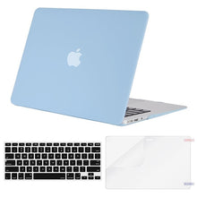 Load image into Gallery viewer, Mosiso Macbook Air 13 inch 2012-2017 Model A1466/A1369 +Silicone KB cover +Screen Protector