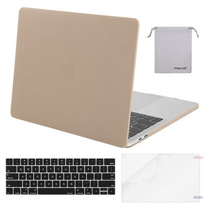 Mosiso MacBook Pro 13 15 Retina Touch Bar A1989/A1706 A1990 2016-2018+Silicone KB
