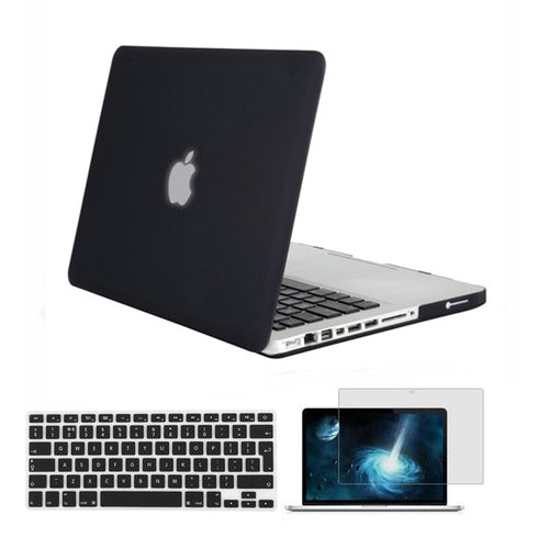 Mosiso Macbook Pro 13 15 CD Drive A1278/A1286 Notebook Case 2008-2012+ Silicone KB Cover
