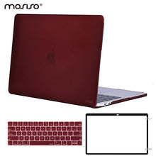 Load image into Gallery viewer, Mosiso Case for Macbook Pro 13 15 Touch Bar Retina 2017 2018 Mac Pro Accessories + Silicone keyboard cover